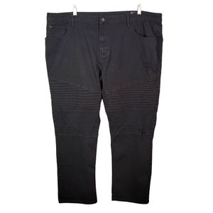 South Pole Dark Wash Black Distressed Streetwear Hip Hop Y2K Stetch Jeans 44